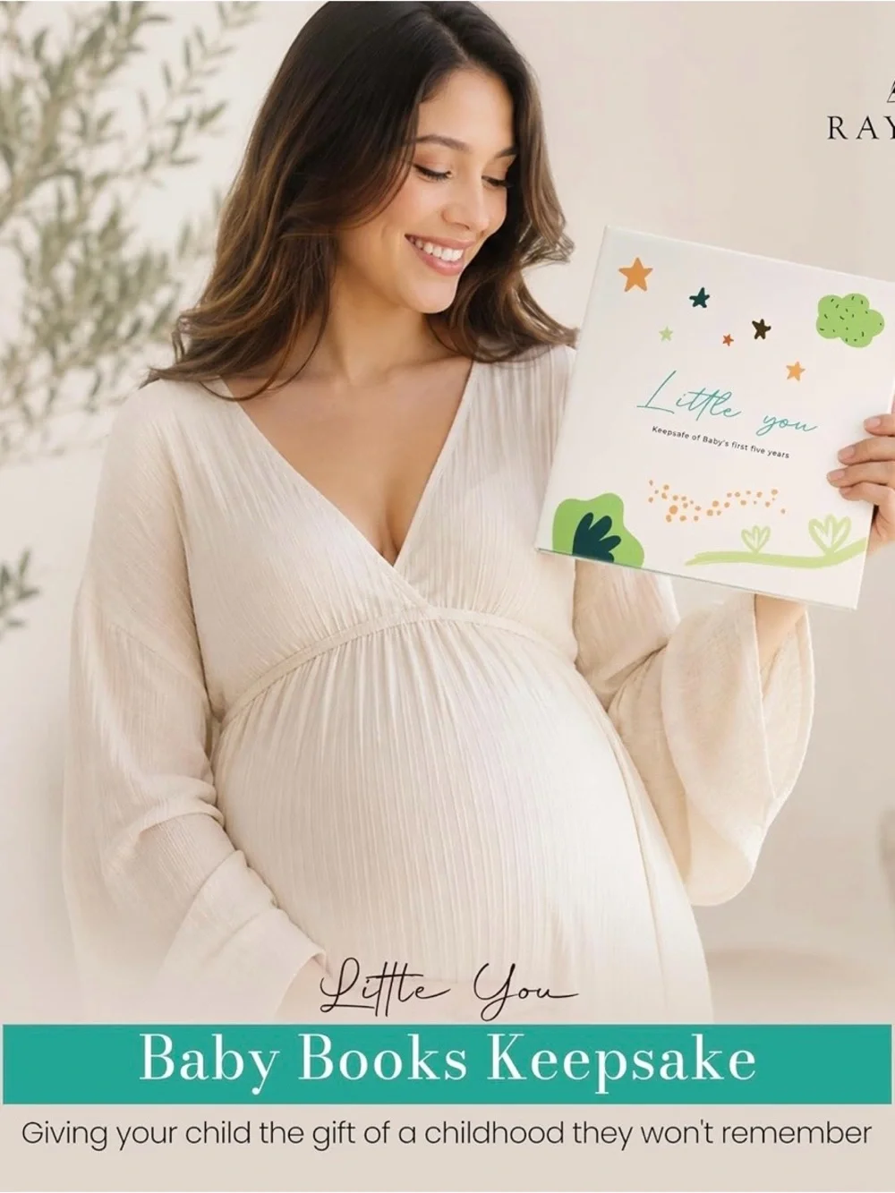 NEW Baby Book Keepsake 120 Page Memory Book New In Box #Lux-K2